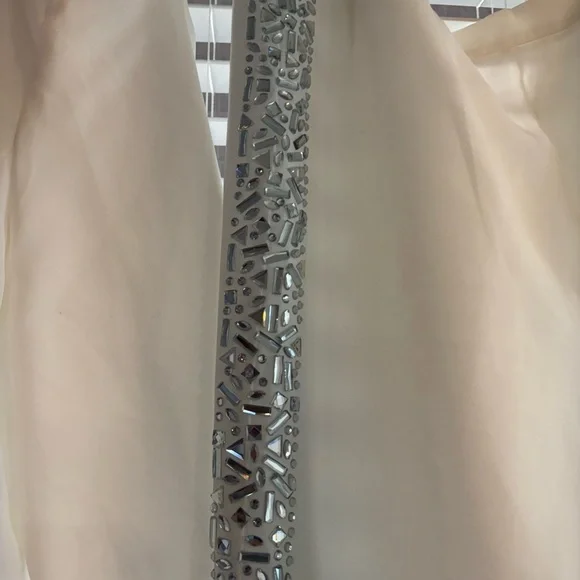 Fashion Nova White Pantsuit w/ Silver (crushed mirror look) XL - Picture 13 of 14